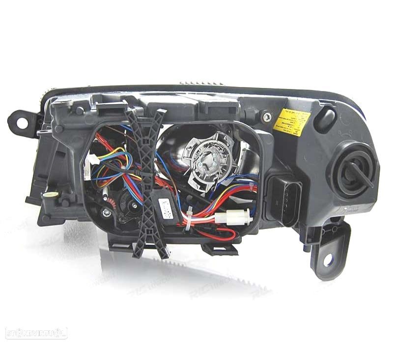 FARÓIS AUDI A6 C6 04-08 XENON LUZ DIURNA LED DRL CROMADOS - 2