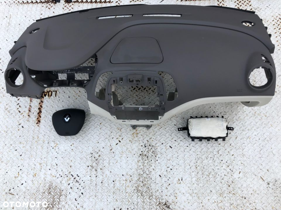 RENAULT CAPTUR DESKA KONSOLA KOKPIT PULPIT PÓLKA PARAPET AIRBAG PODUSZKI PASY naprawa regeneracja !! - 2