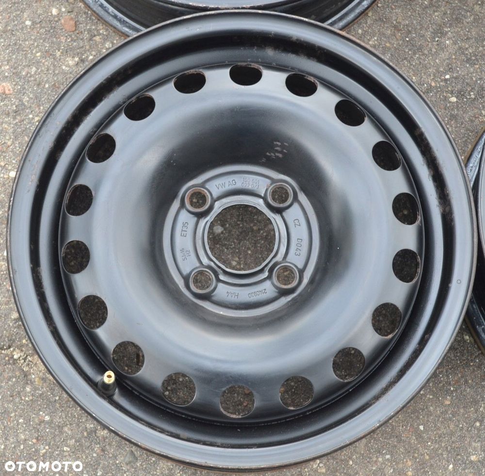 FELGI STALOWE OEM VW SKODA SEAT 4x100 5J14 ET 35 x4szt F-421 - 6
