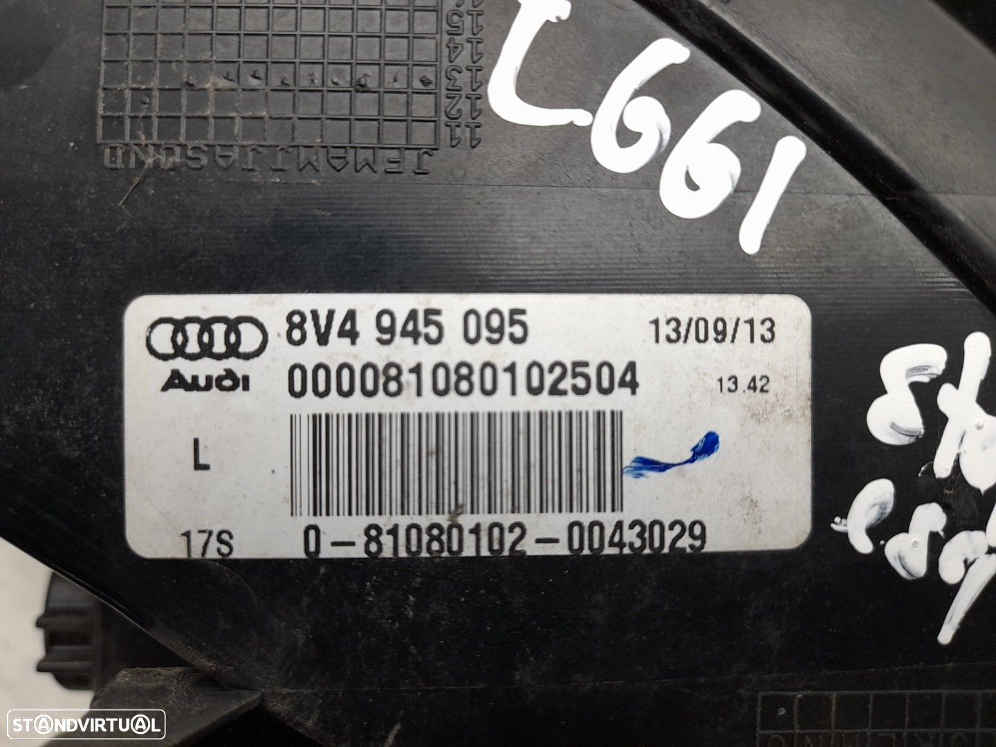 Farolim esquerdo AUDI A3 Sportback (8VA, 8VF) - 5