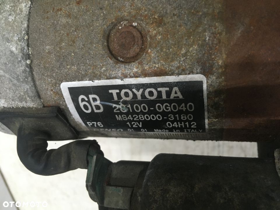 Toyota Avensis T25 Rav 4 Verso 03- ROZRUSZNIK 2.0 2,2 D4D 1AD 2AD - 2