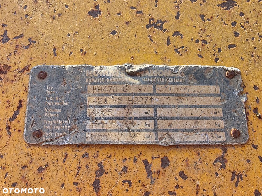 Komatsu WA 470-6, 2009 ROK, WAGA PFREUNDT - 10