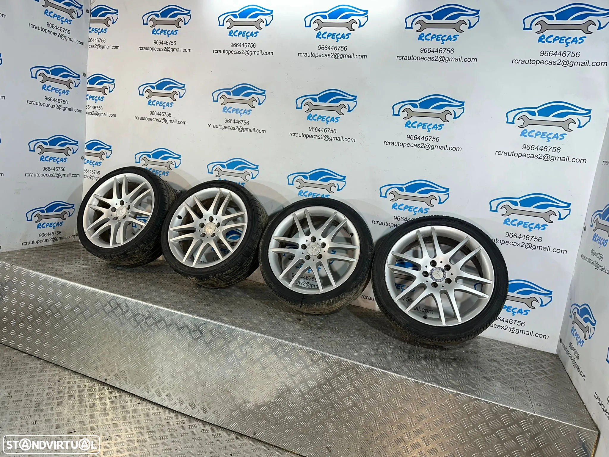 . Conjunto Jantes 18 Originais AMG Mercedes Benz 5x112 7,5J 8,5J ET36 ET30 - 3