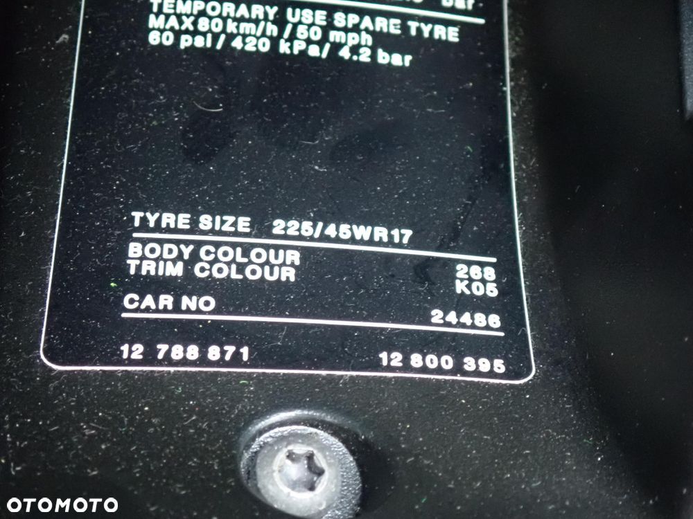 CZĘŚCI - Saab 9-3 II 1,9 TiD 150KM Z19DTH FILM Kombi F40 lakier 268 / K05 2007r. INDEX - 9950 - 15