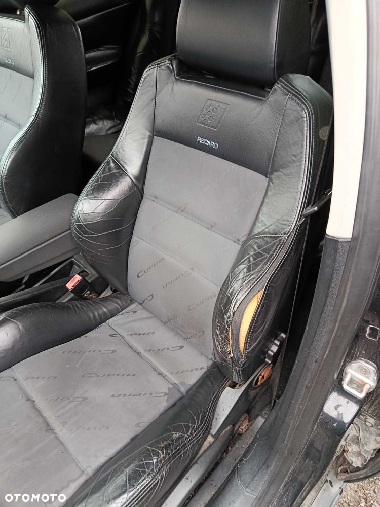 Fotele Recaro Kubełki Półskóra Boczki Seat Leon Cupra - 5