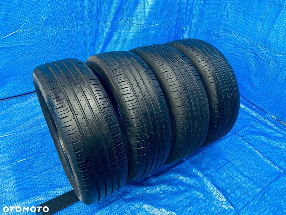 OPONA 17 OPONY LETNIE LATO KOMPLET OPON 4SZT CONTINENTAL ECOCONTACT 6  205/55R17 91V BIEŻNIK 5,3mm ROCZNIK 2021 - 2