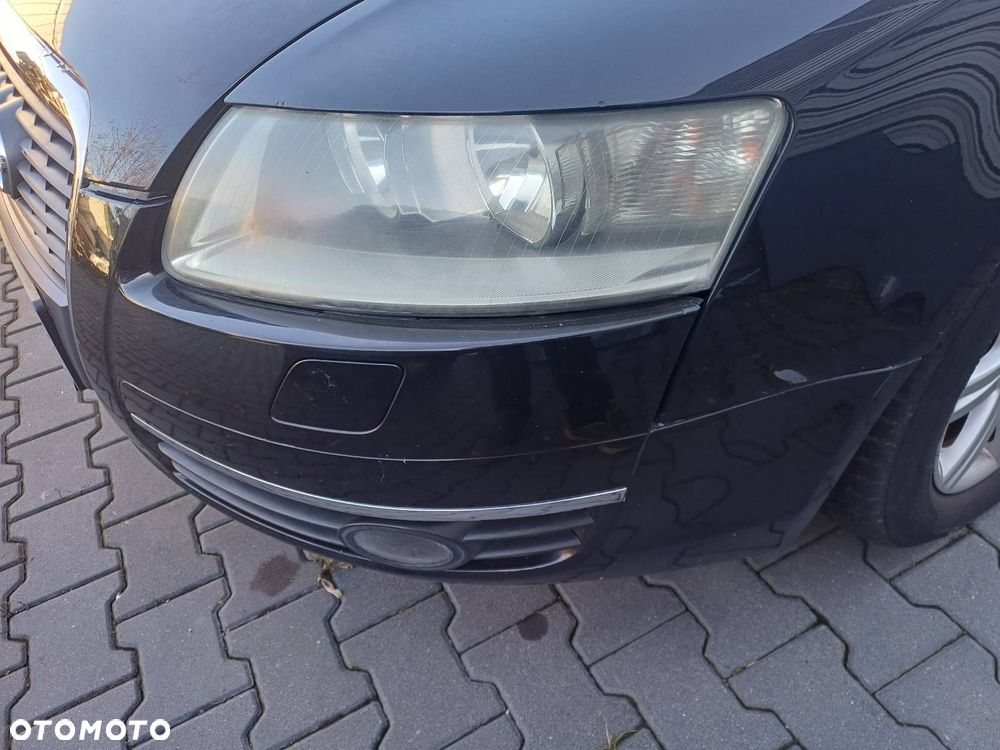 KOMPLETNY PRZÓD ZDERZAK GRILL MASKA BŁOTNIKI LAMPY AUDI A6 C6 LY9B - 5