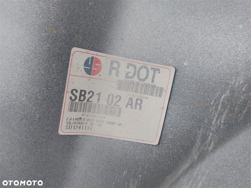 Błotnik przedni prawy Subaru Outback IV 2009-2015 BIAŁY - 4