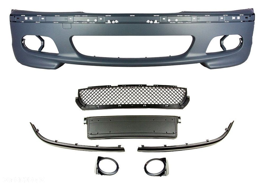 Zderzak Przod kpl GoodGo Taiwan Tuning M pakiet tech look Bmw 3 e46 sed kom - 2
