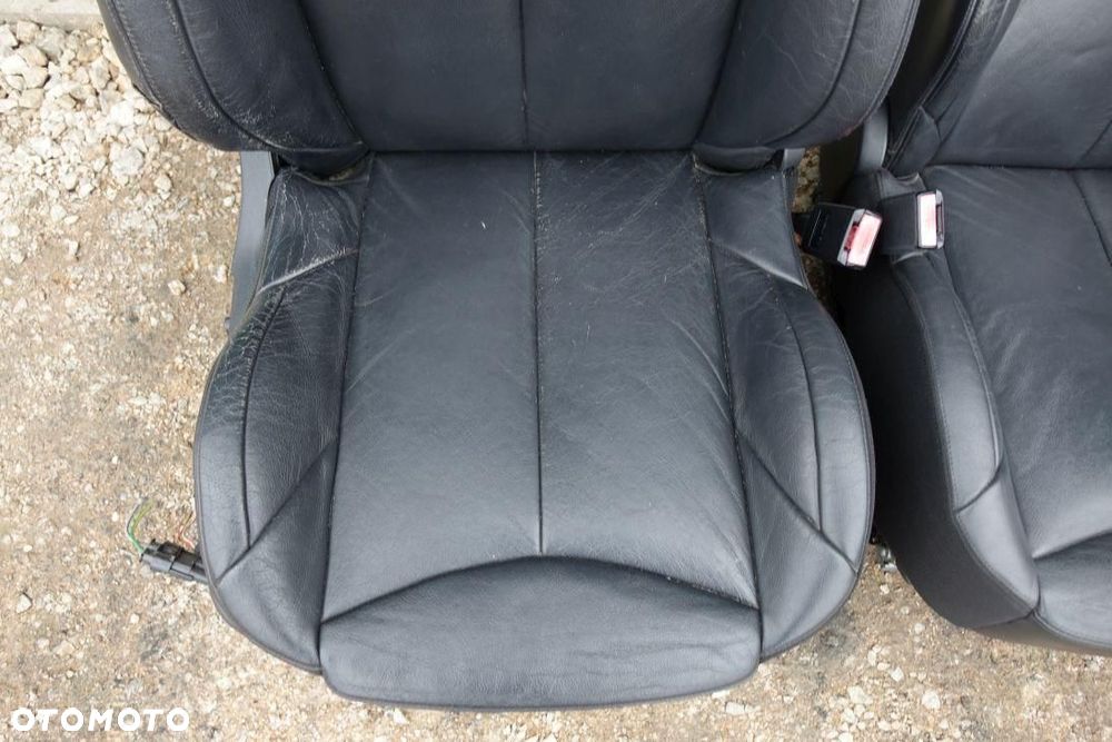 FOTEL FOTELE KANAPA KPL CZARNA SKÓRA SPORT PEUGEOT 307 CABRIO 3245233425 - 4