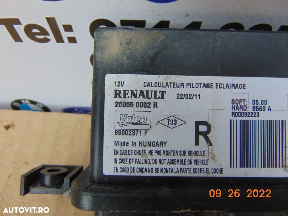 Modul lumini Xenon Renault Laguna 3 Latitude Megane 3 Scenic 3 grand s - 1