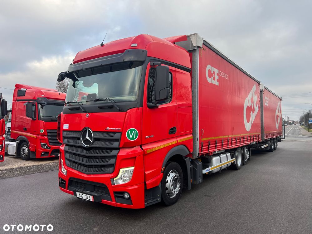 Mercedes-Benz ACTROS  MP5 euro6 6x2 jumbo zestaw  120m 38palet - 2
