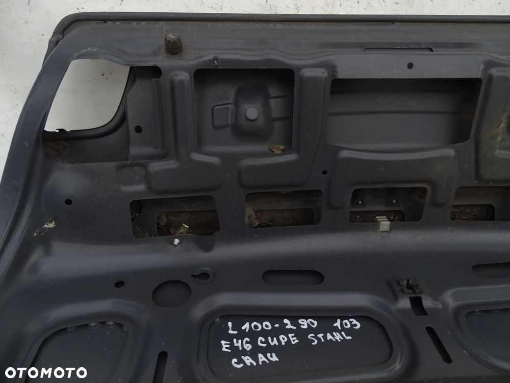 KLAPA BAGAŻNIKA BMW E46 COUPE LIFT STAHLGRAU F-VAT - 10