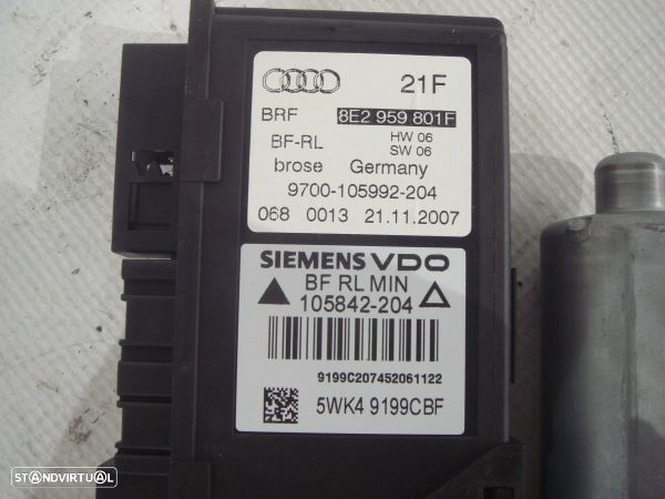 Motor De Elevador Fr Esq Audi A4 (8Ec, B7) - 3
