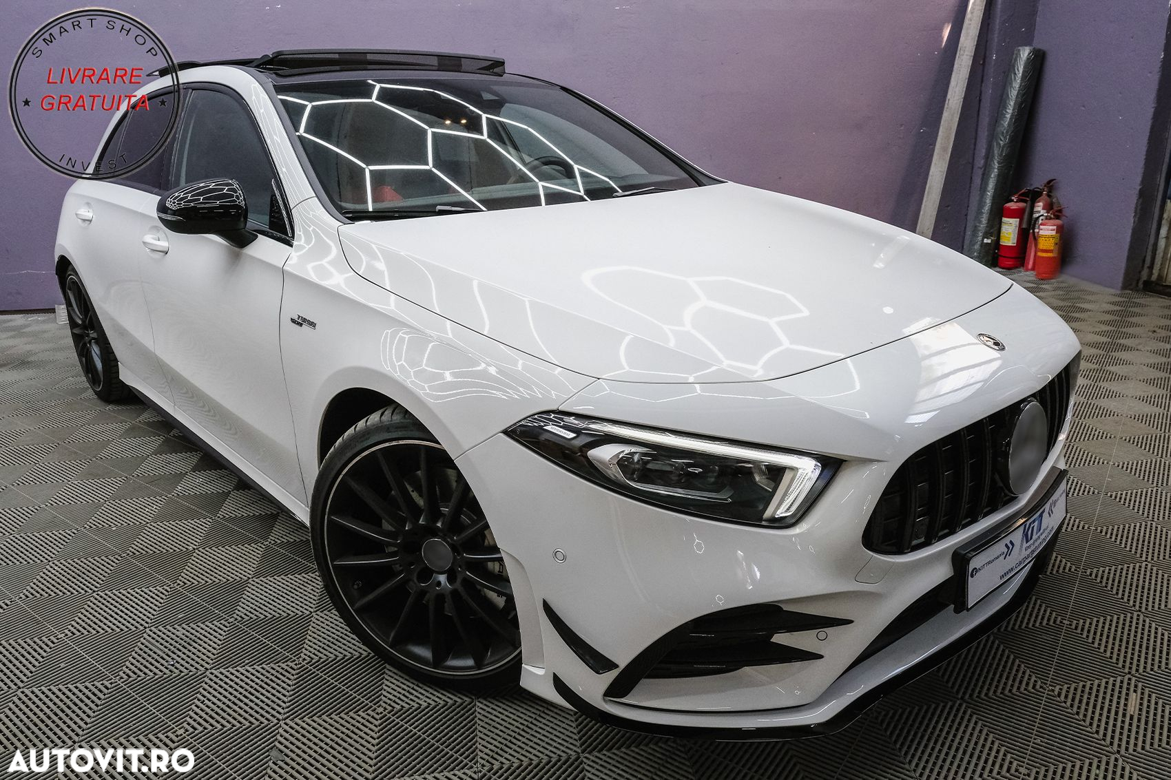 Ornamente bara fata flapsuri Mercedes A Class W177 V177 (04.2018-2022) A35 Design - livrare gratuita - 8