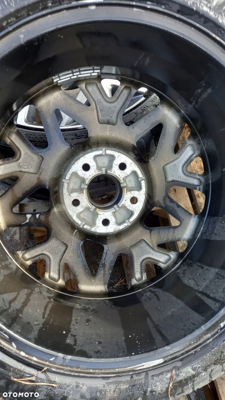 HYUNDAI KONA KOŁA FELGI ALUFELGI -225/45 R18 91 w-LATO 6 MM-JAK NOWE ET50 - 10