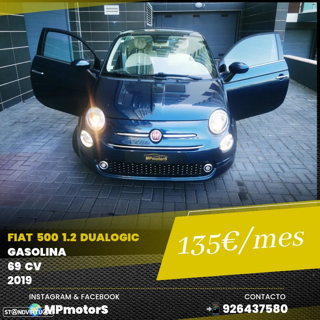 Fiat 500 1.2 Lounge S&S - 1