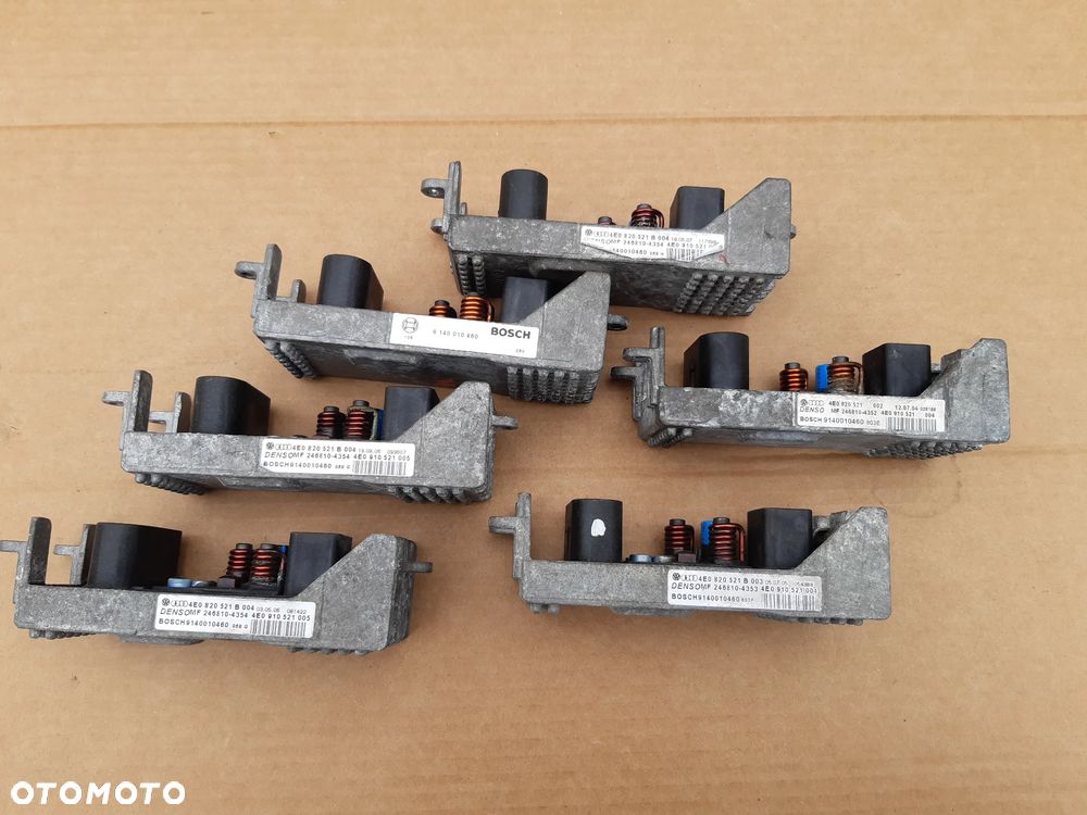 AUDI A8 D3 REZYSTOR OPORNIK NAGRZEWNICY 4E0820521B 9140010460 - 2