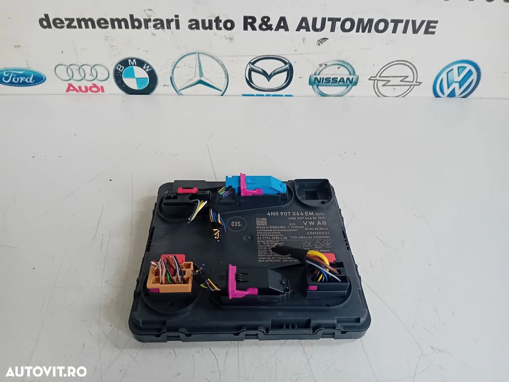 Modul BCM Confort Audi Vw Porsche 2018-2024 Cod 4N0907064EM A6 4K C8 Q8 Touareg 4M Cayenne - 2