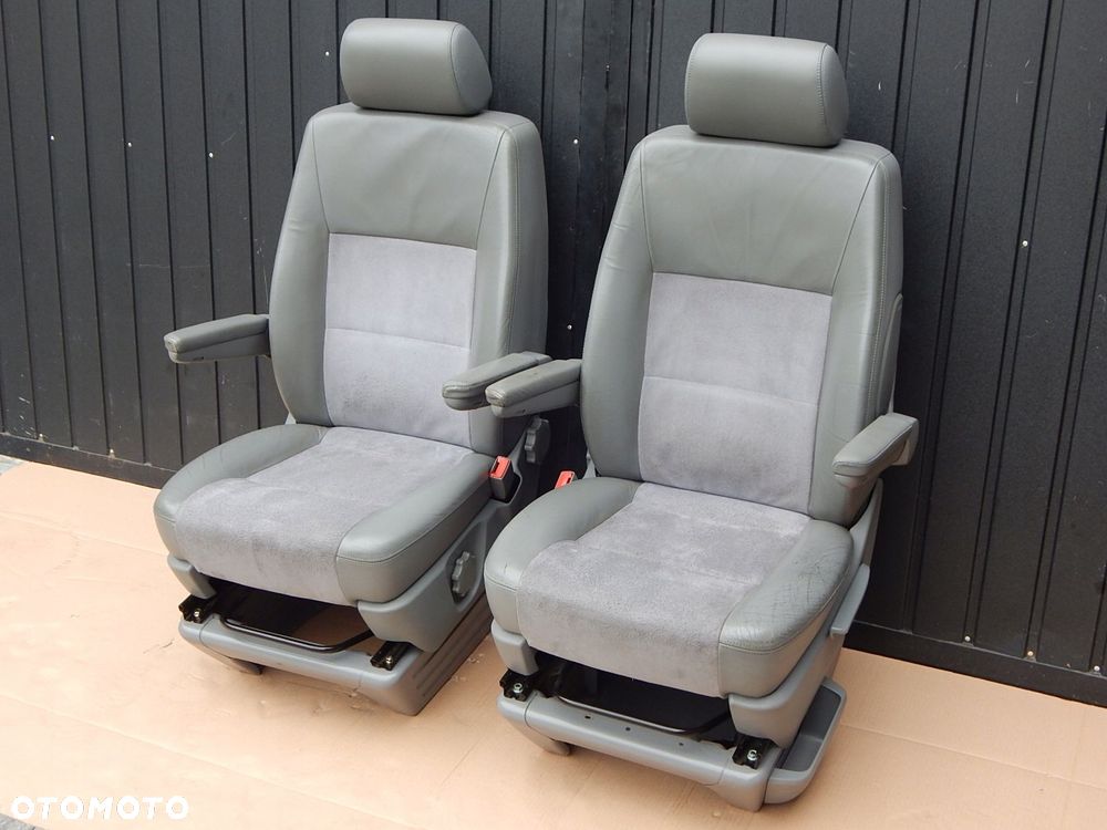 vw t5 t6 multivan fotel kierowcy pasażer prawy lewy przód komplet alcantara - 2
