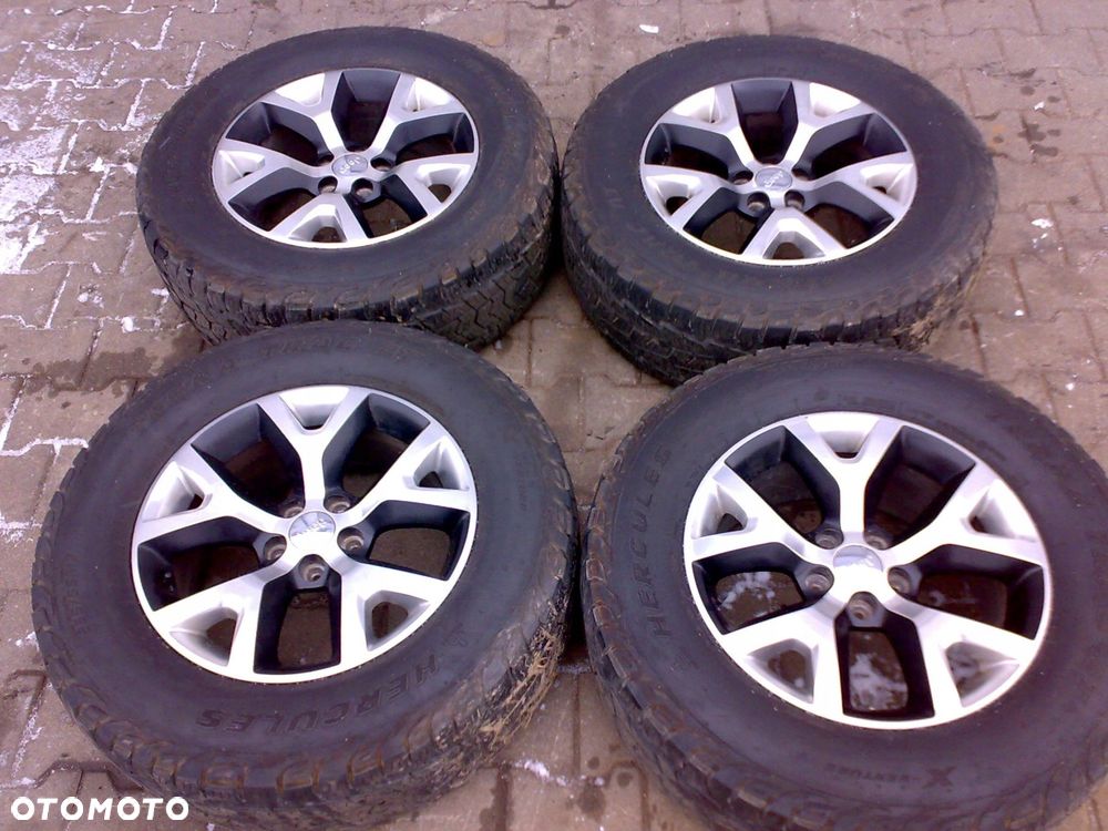 jeep cherokee trailhawk kl 2014 - koła orginał alu felgi 17'' opony - 1