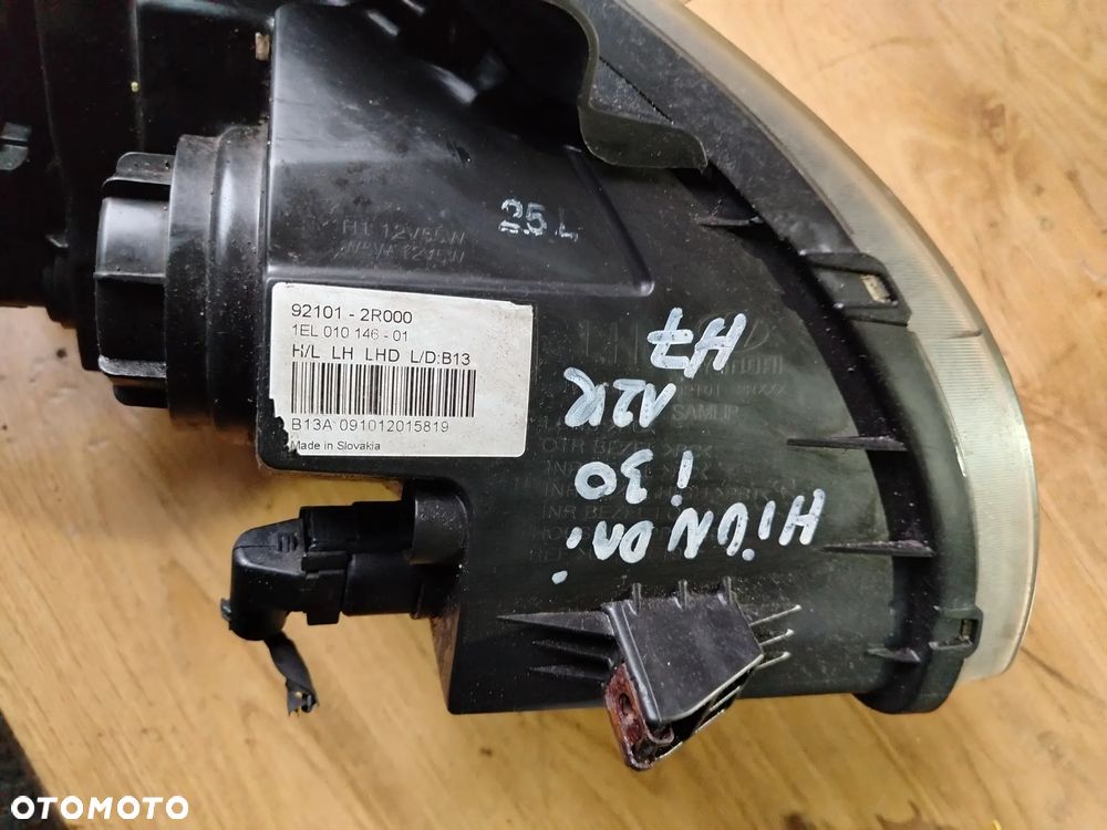 HYUNDAI I30 LIFT 09-12 reflektor lewy lampa lewa 92101-2R000 KLOSZ DO WYMIANY SOCZEWKA - 7