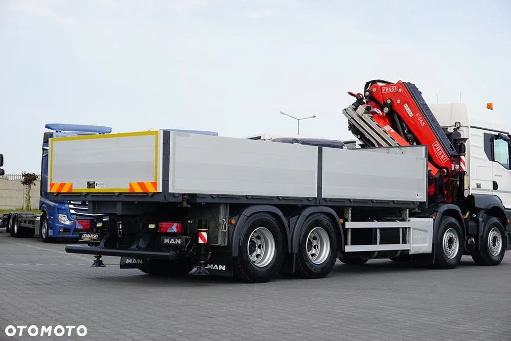 MAN TGS / 35.470 / E 6 / SKRZYNIOWY + HDS / FASSI F 545 / ŁAD. 13 105 KG / PILOT - 35