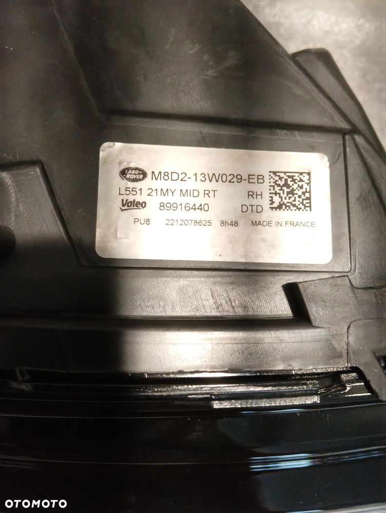 Land Rover Range Rover Evoque L551 MID LED KOMPLET LAMP PRZÓD M8D213W030EB - 6
