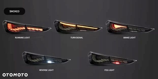 Lampy tyl ne kpl Vland Full Led Neon Oled Tuning Bmw 4 g22 g23 g26 g82 20- - 8