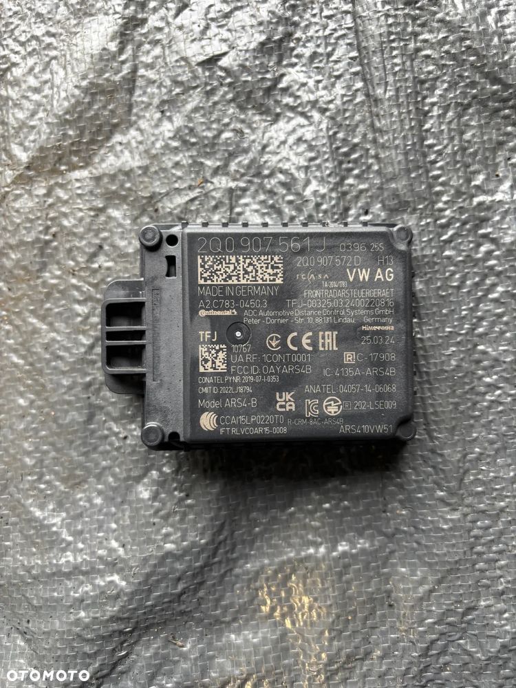 VW Tiguan II 5NA radar aktywnego tempomatu moduł distronic 2Q0907561J - 1