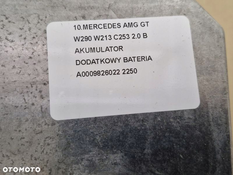 MERCEDES AMG GT W290 W213 C253 2.0 B AKUMULATOR DODATKOWY BATERIA - 4