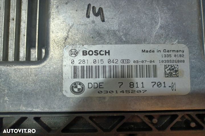 Calculator motor ECU 0281015042 0281015042 BMW Seria 3 E91 [2004 - 20 - 3