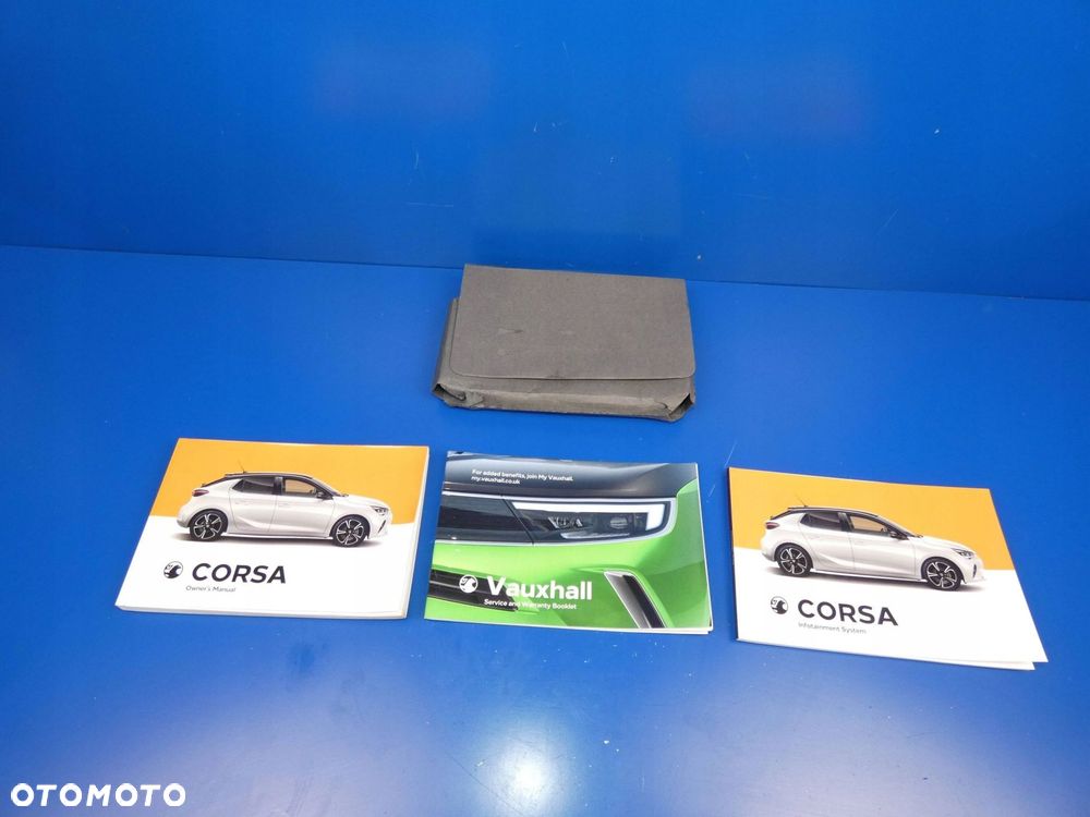 OPEL CORSA F KSIĄŻKI SERWISOWE INSTRUKCJE ETUI WERSJA ANGIELSKA - 1