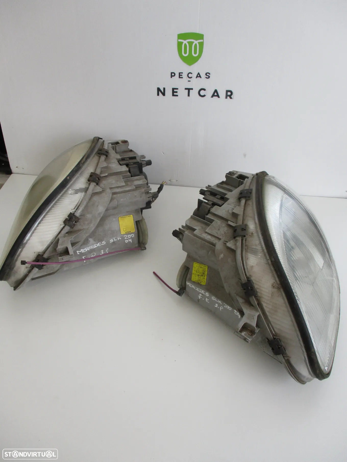 Farol Optica Mercedes SLK 200 2004 Direito - 4