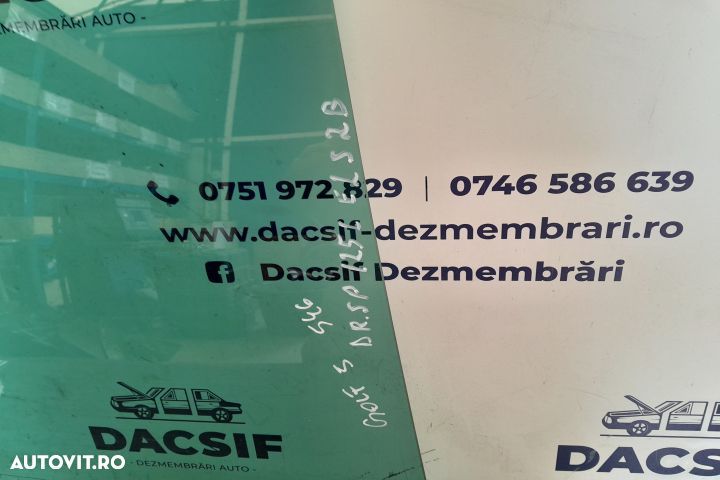 Geam usa spate dreapta 43R-001108 43R-001108 Volkswagen VW Golf 5 [20 - 2