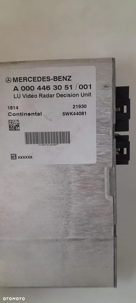 Mercedes Actros MP4 sterownik moduł video radar 0004463051 - 2