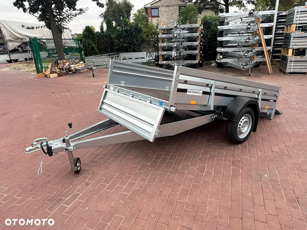Brenderup Przyczepa Brenderup 2260WSUB 258x153x40cm WYSOKA BURTA DMC 750kg 1 osiowa uchylna quad traktorek atv multitransporter