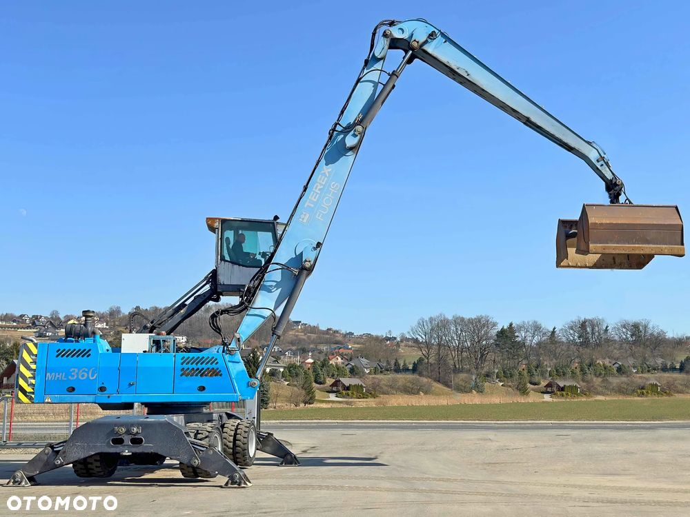 Używany Terex FUCHS MHL 360 * KOPARKA PRZEŁADUNKOWA * STAN