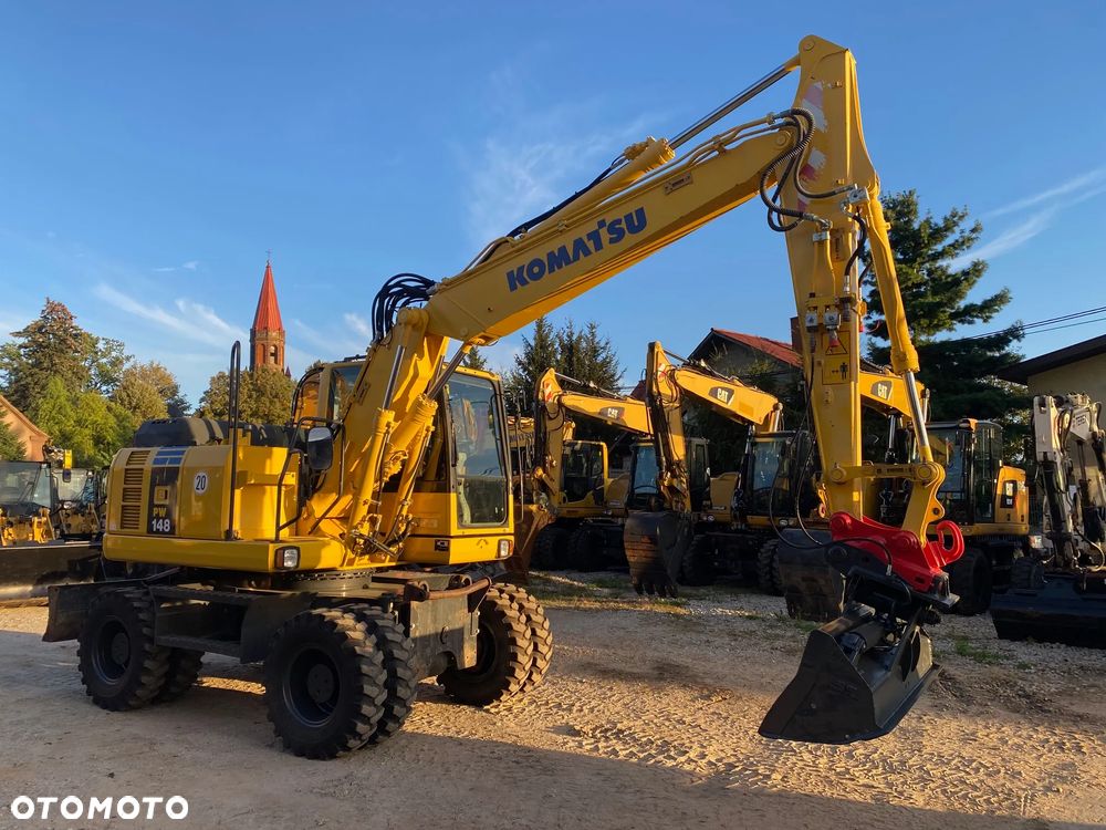 Komatsu PW148 -8, 5300 MTH, 2014 ROK, KRÓTKI TYŁ, Z NIEMIEC, - 8