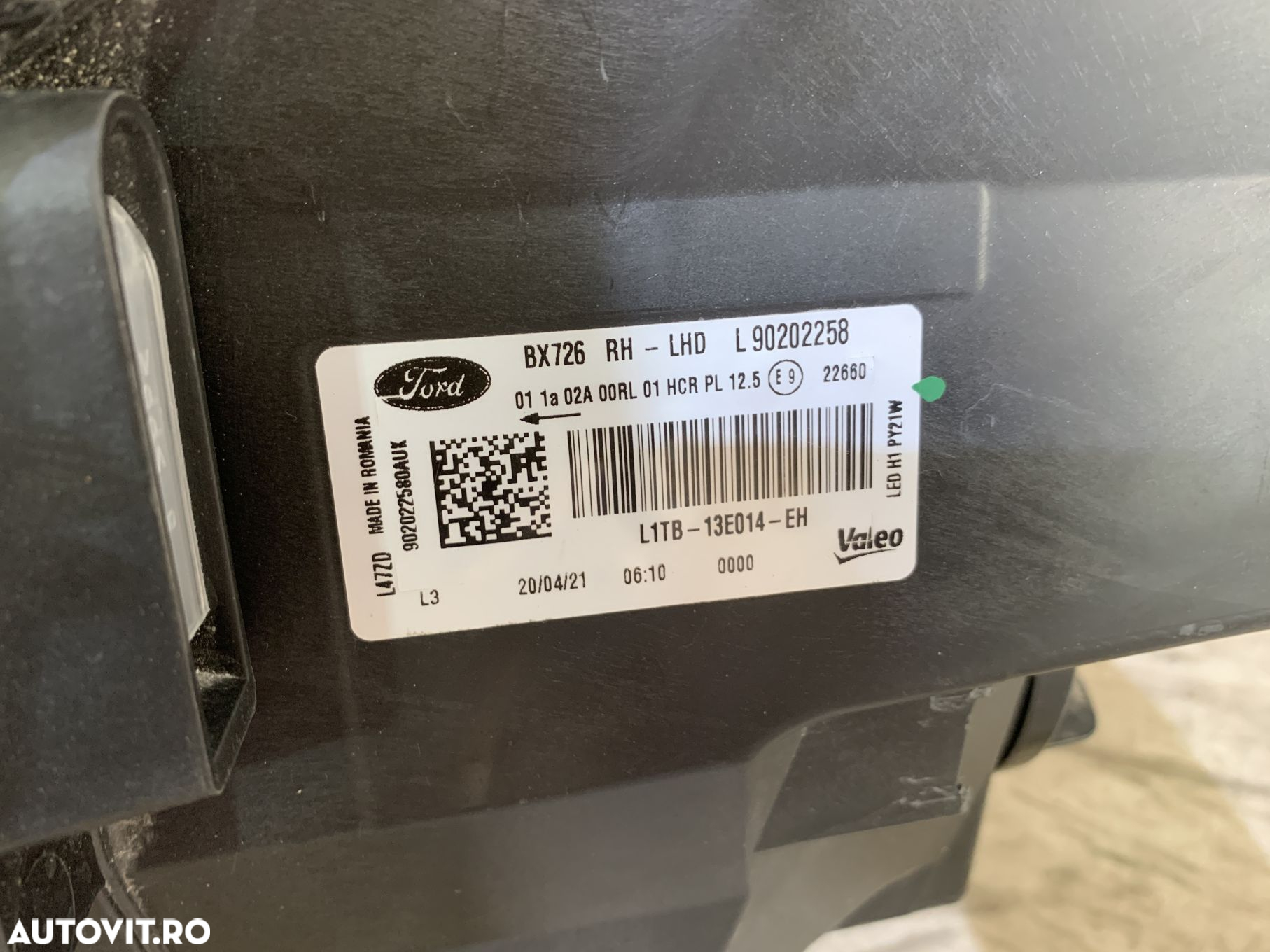 Far dreapta Ford Puma led, 2019, 2020, 2021, 2022, 2023, cod origine OE L1TB-13E014-EH - 4