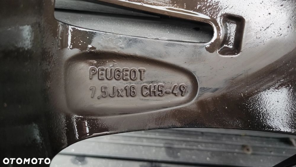 Felgi aluminiowe Peugeot 3008 II GT LINE komplet 9809687377 7.5J×18 CH5-49 5×108 - 2