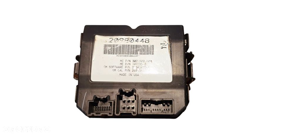 OPEL INSIGNIA MODUŁ STEROWNIK KLAPY ELEKTRYCZNEJ 20980448 - 1