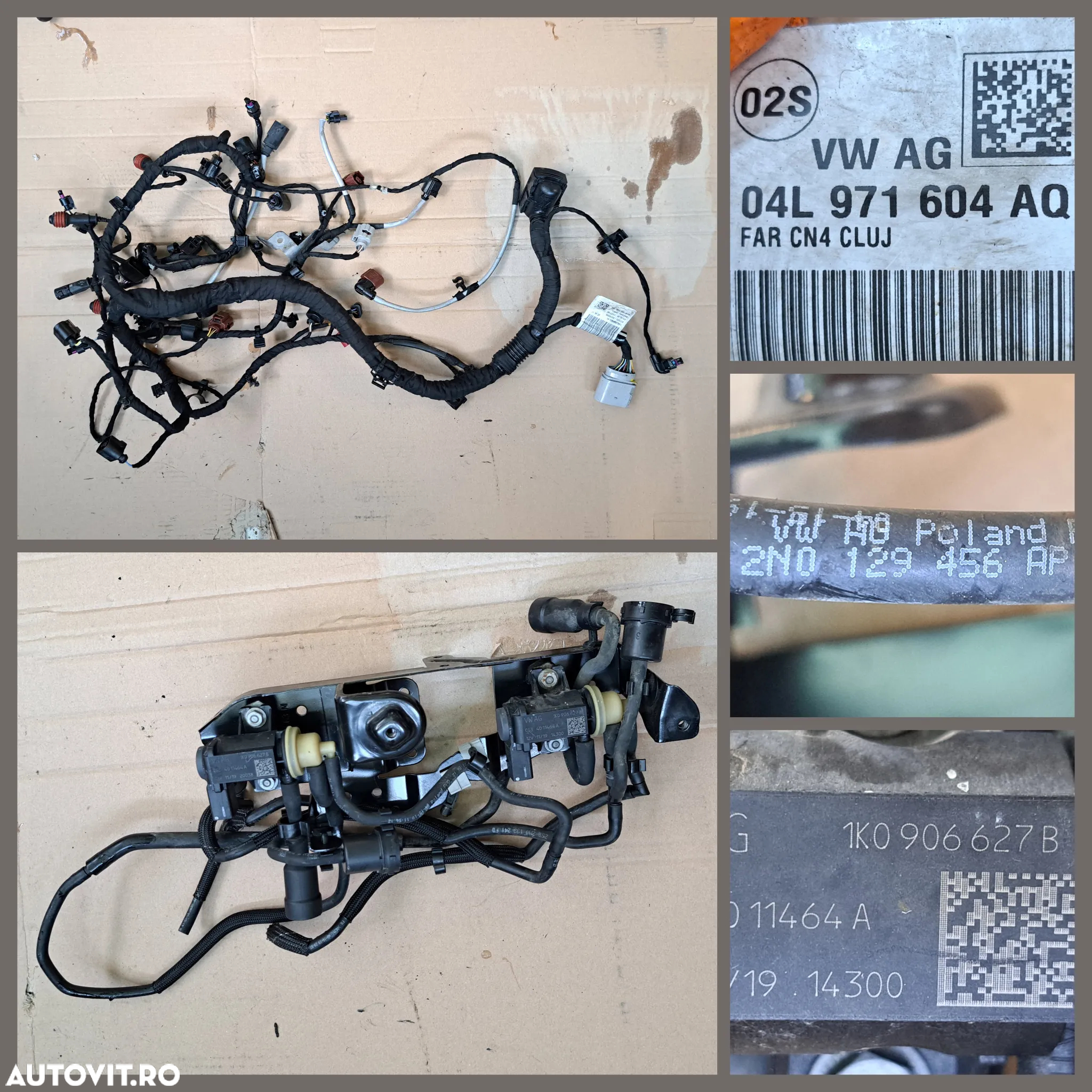 -1- Anexe motor VW Crafter 2.0 tdi 2019 carcasa filtru aer debitmetru furtun admisie intercooler lichid racire set capace protectie distributie electrovalva - 5