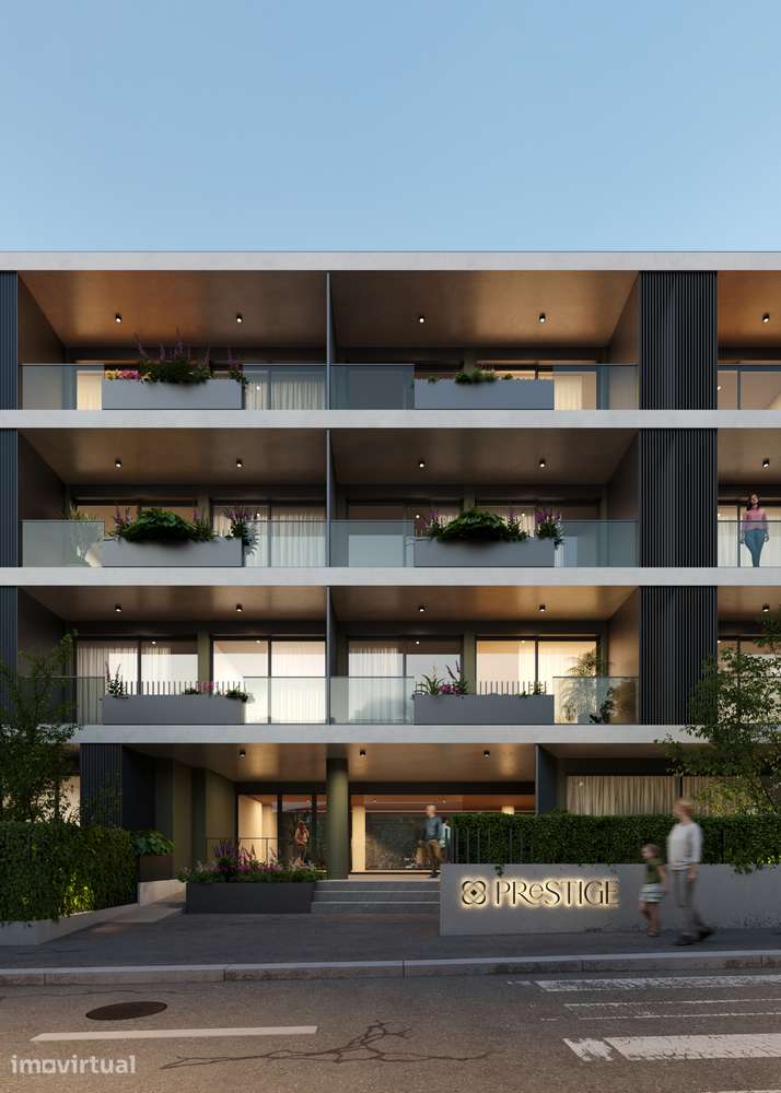 T1 Novo, num 3º e último andar, com varanda e lugar de garagem - Grande imagem: 2/17