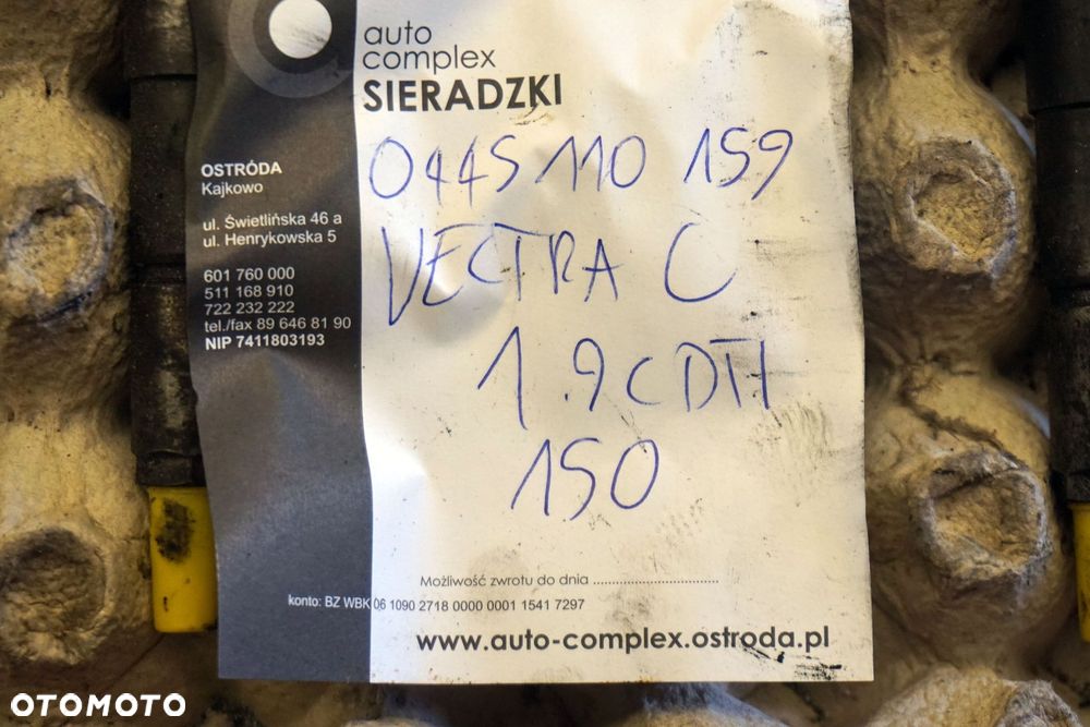 WTRYSKIWACZE WTRYSKI ASTRA III H 1.9 CDTI 0445110159 OPEL 2004-2006 - 2