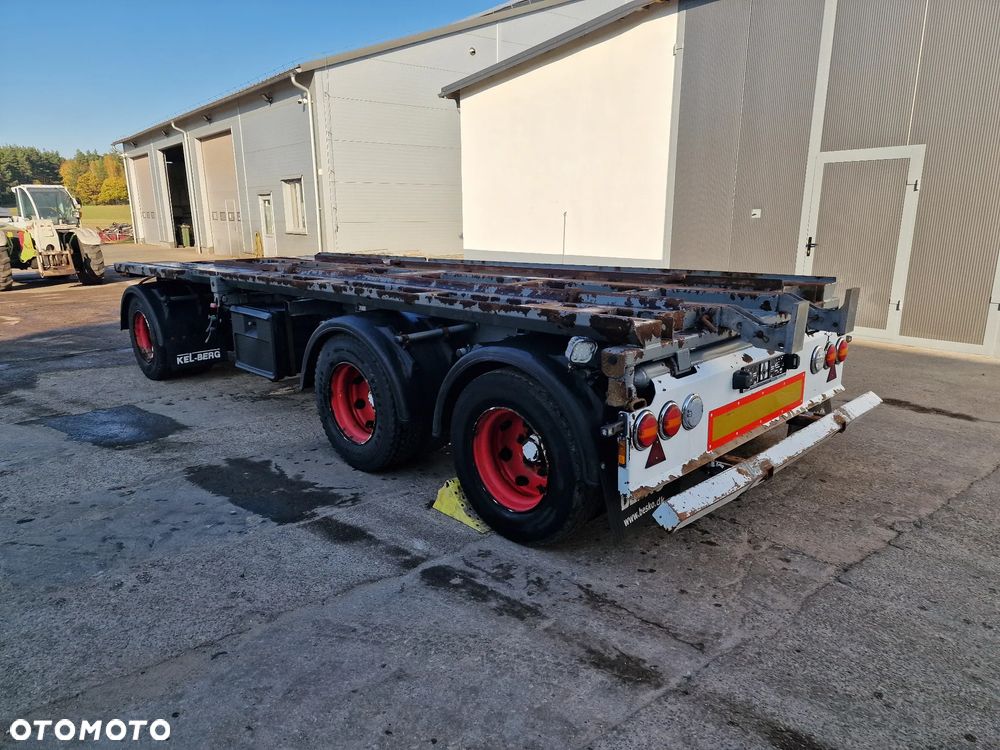 Kel-Berg Przyczepa Hakowiec Wywrotka do Przewozu Kontenerów 6,50 m - 7,00 m - 4