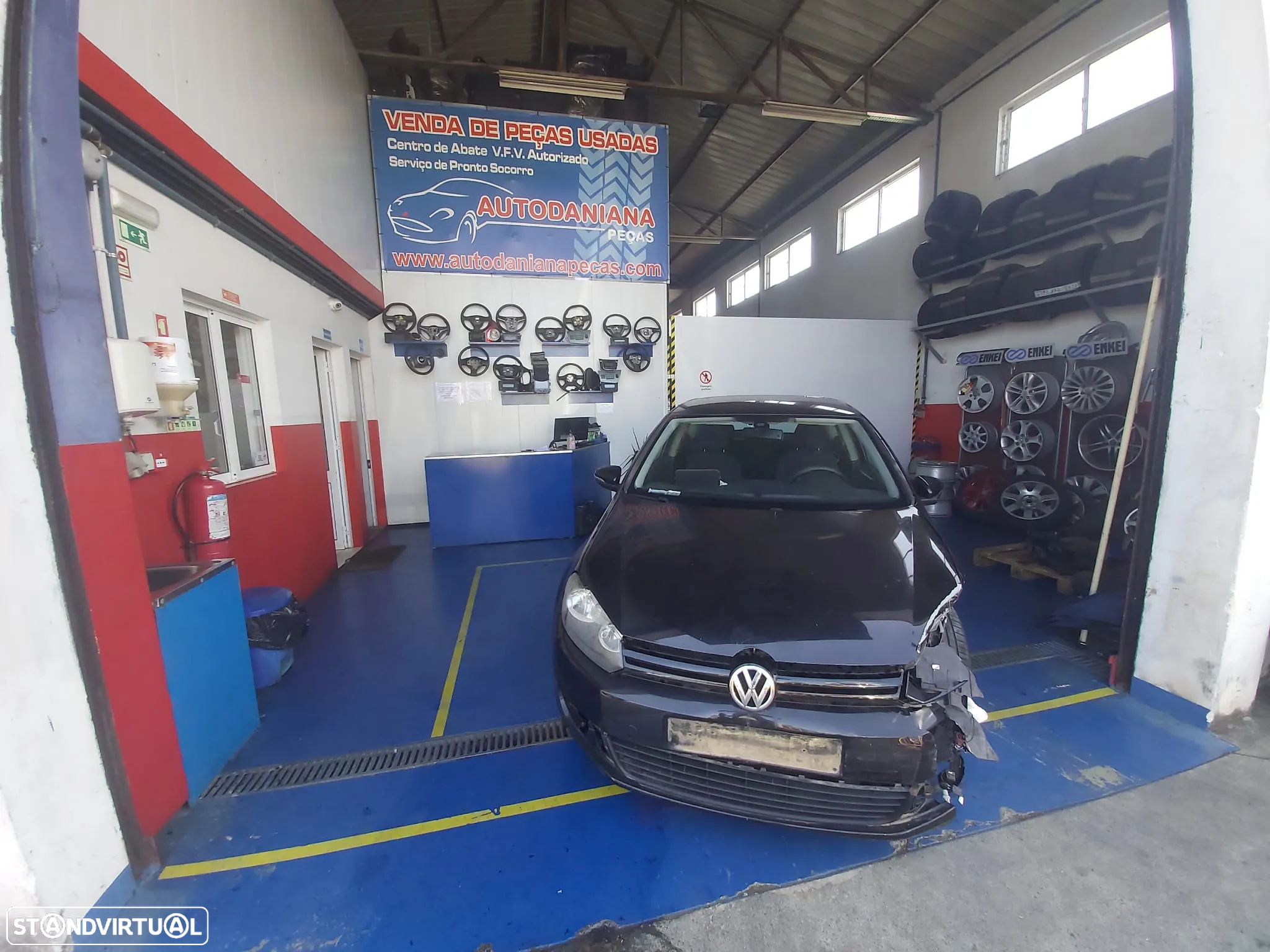 Volkswagen Golf VI 1.6 TDI de 2008 ás peças. - 3
