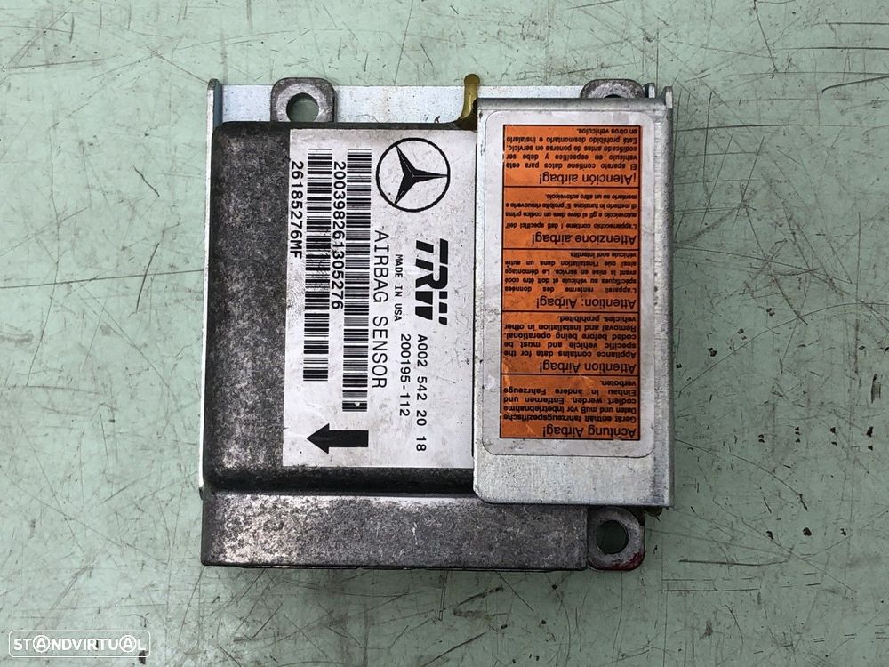 Centralina airbag  Usado MERCEDES-BENZ M-CLASS (W163) ML 320 A0025422018 A002 54... - 2