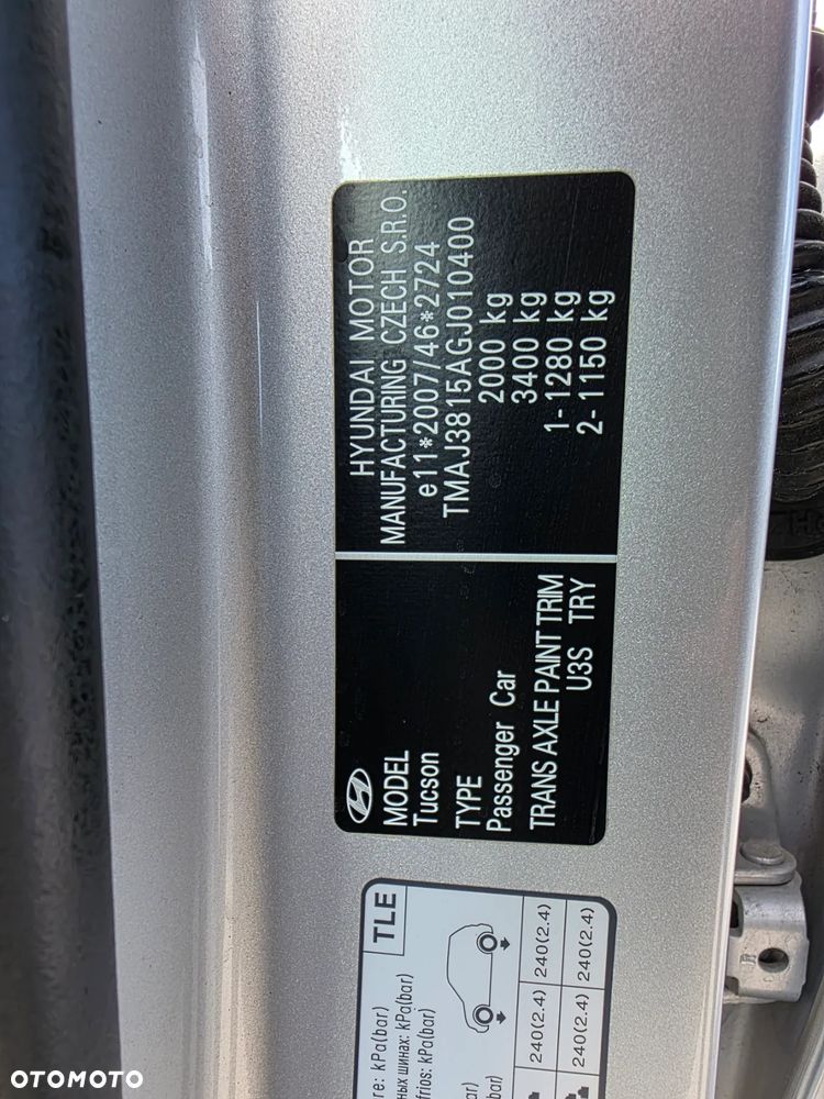 Hyundai Tucson blue 1.7 CRDi 2WD Passion Plus - 35