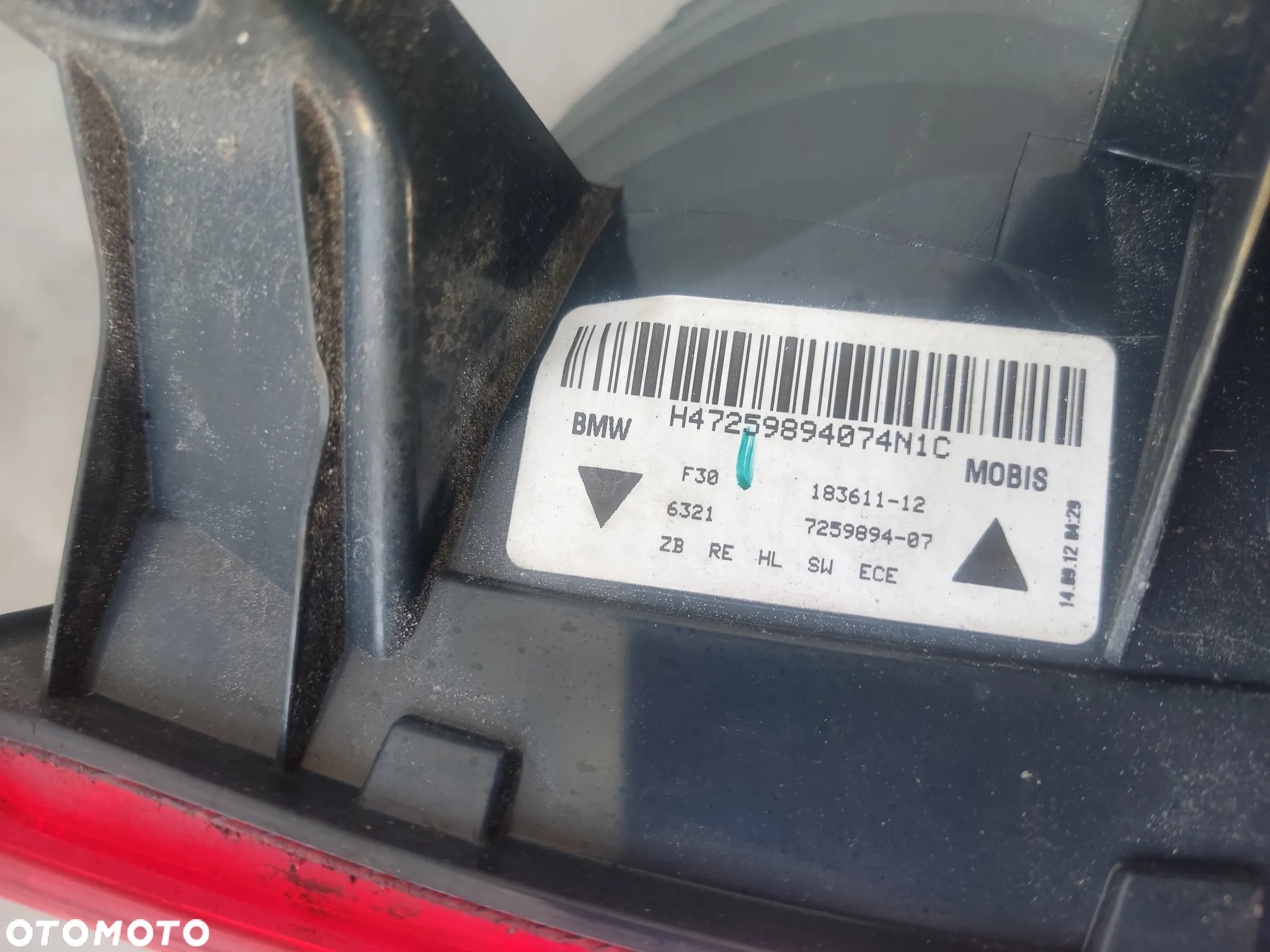 BMW F30 LAMPA TYLNA TYŁ LEWA PRAWA 7259894 7259893 - 4